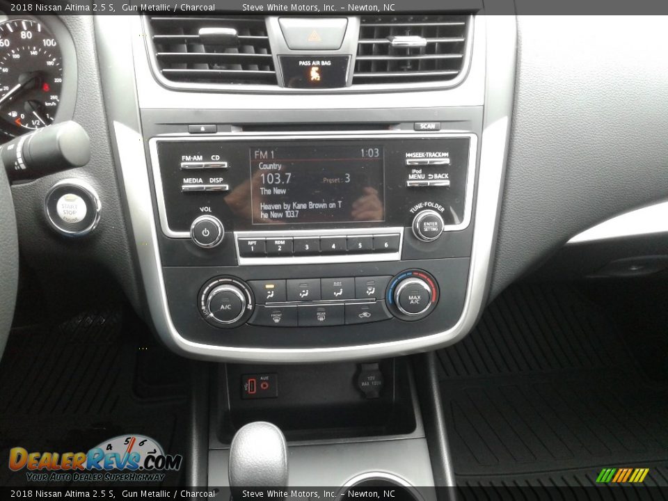 2018 Nissan Altima 2.5 S Gun Metallic / Charcoal Photo #20