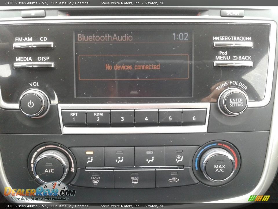 2018 Nissan Altima 2.5 S Gun Metallic / Charcoal Photo #22