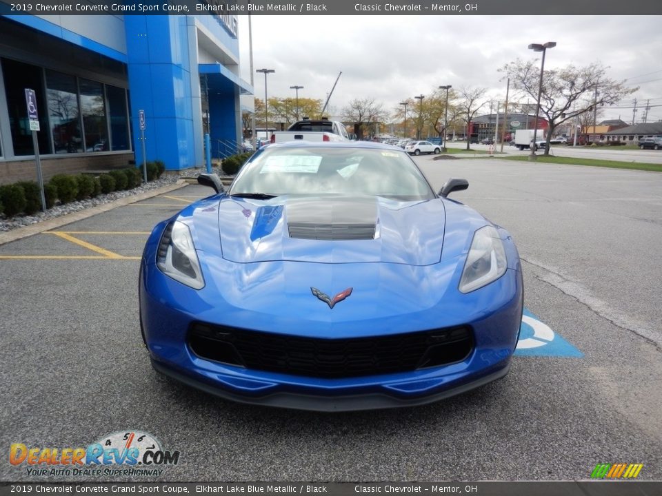 2019 Chevrolet Corvette Grand Sport Coupe Elkhart Lake Blue Metallic / Black Photo #2