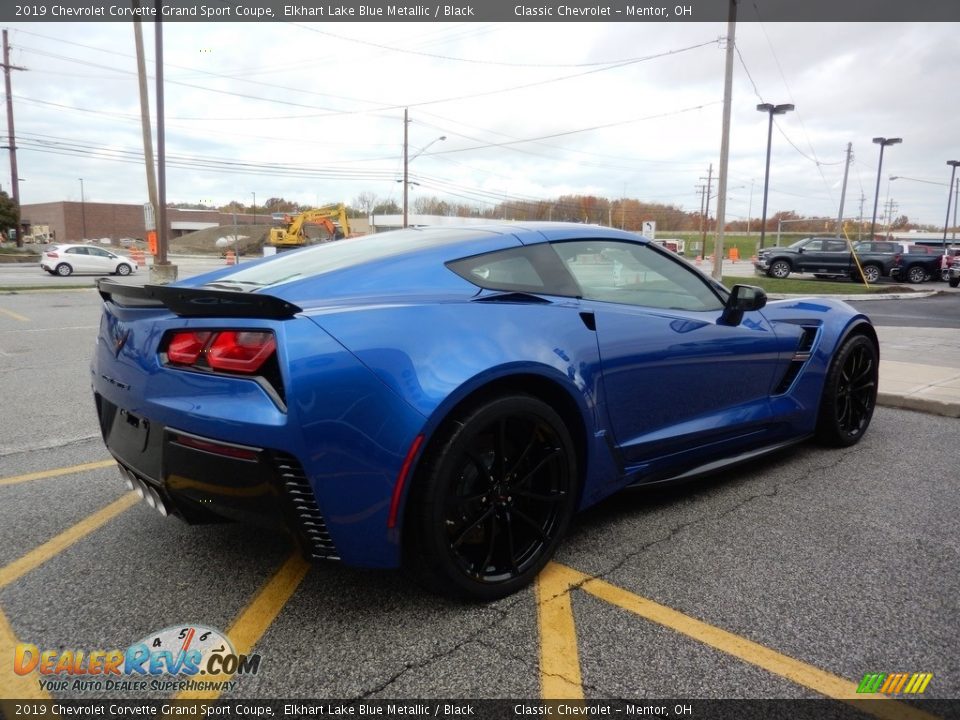 2019 Chevrolet Corvette Grand Sport Coupe Elkhart Lake Blue Metallic / Black Photo #4