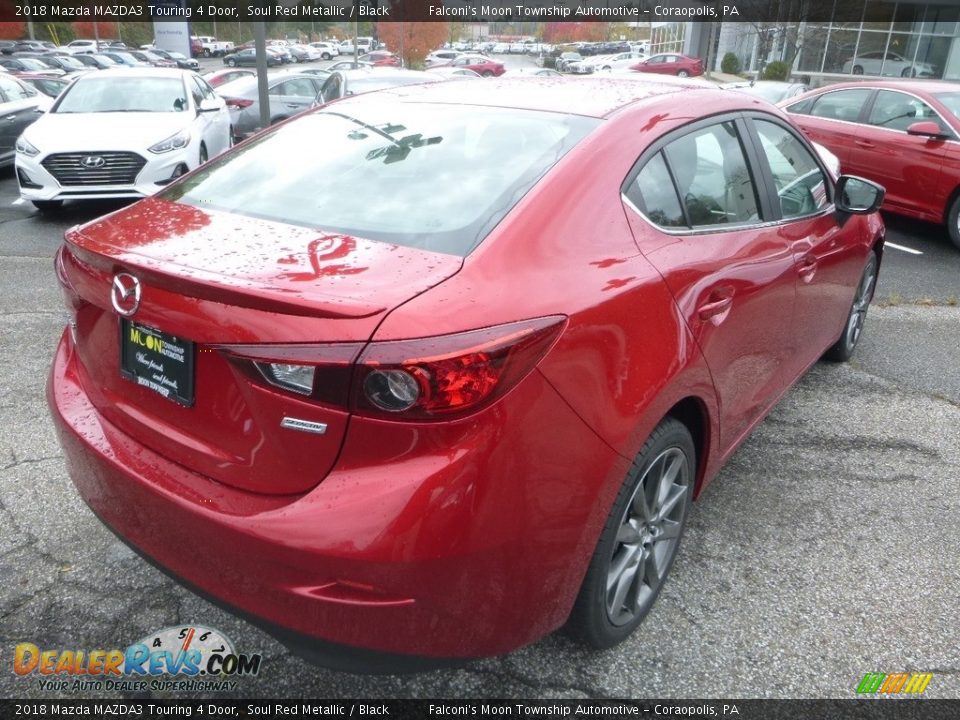 2018 Mazda MAZDA3 Touring 4 Door Soul Red Metallic / Black Photo #2