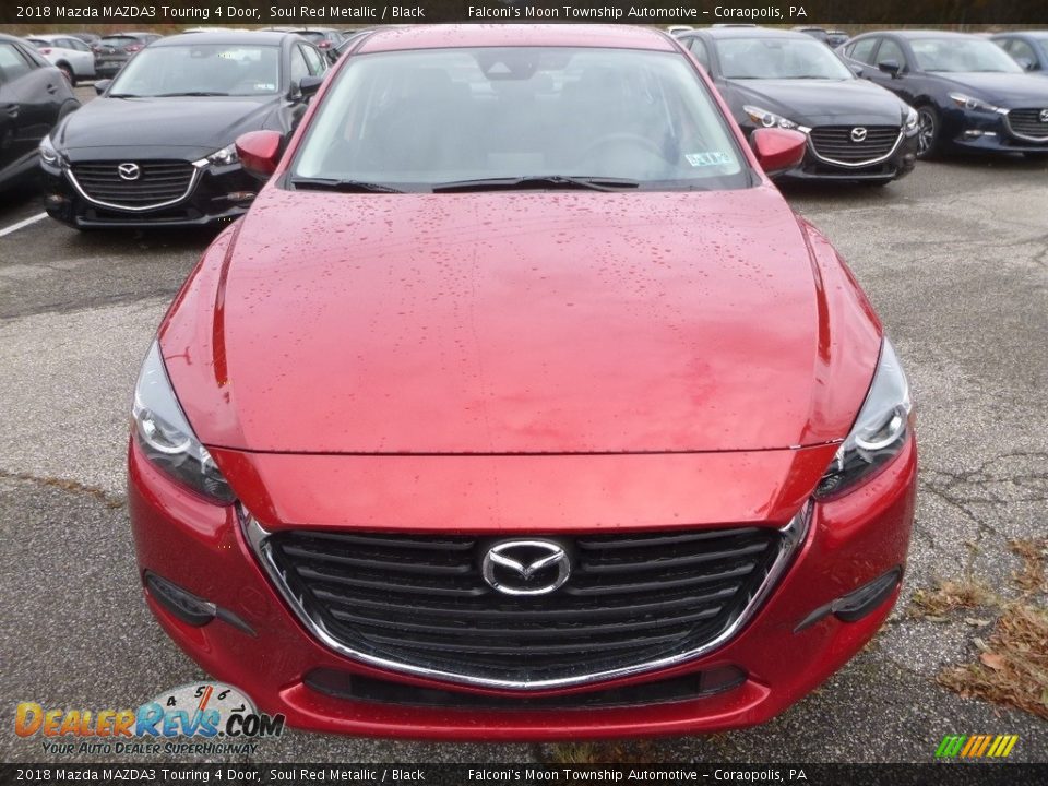 2018 Mazda MAZDA3 Touring 4 Door Soul Red Metallic / Black Photo #4