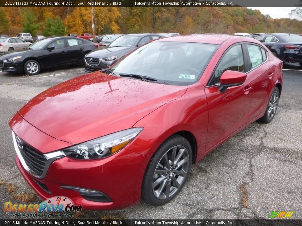2018 Mazda MAZDA3 Touring 4 Door Soul Red Metallic / Black Photo #5