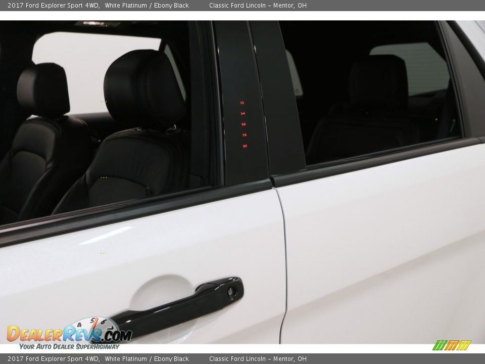 2017 Ford Explorer Sport 4WD White Platinum / Ebony Black Photo #4