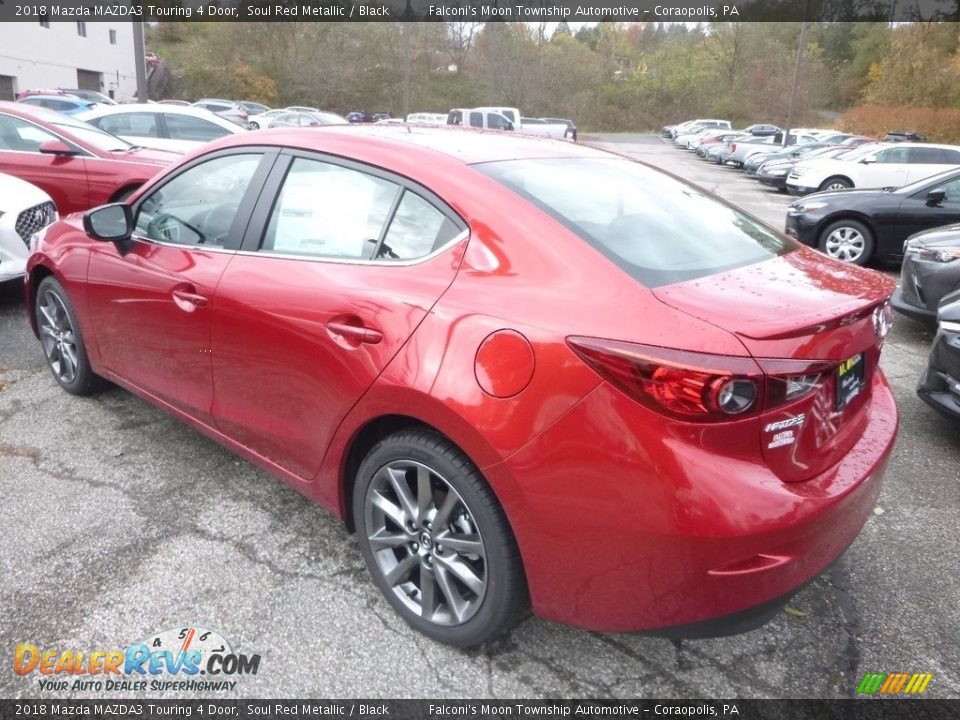 2018 Mazda MAZDA3 Touring 4 Door Soul Red Metallic / Black Photo #6