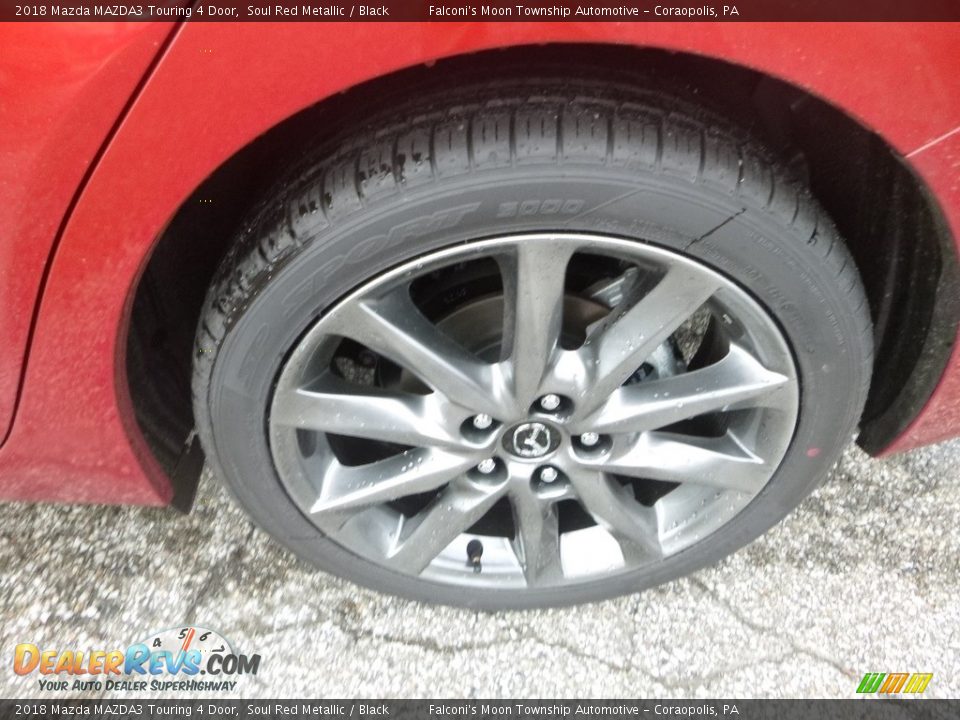 2018 Mazda MAZDA3 Touring 4 Door Soul Red Metallic / Black Photo #7