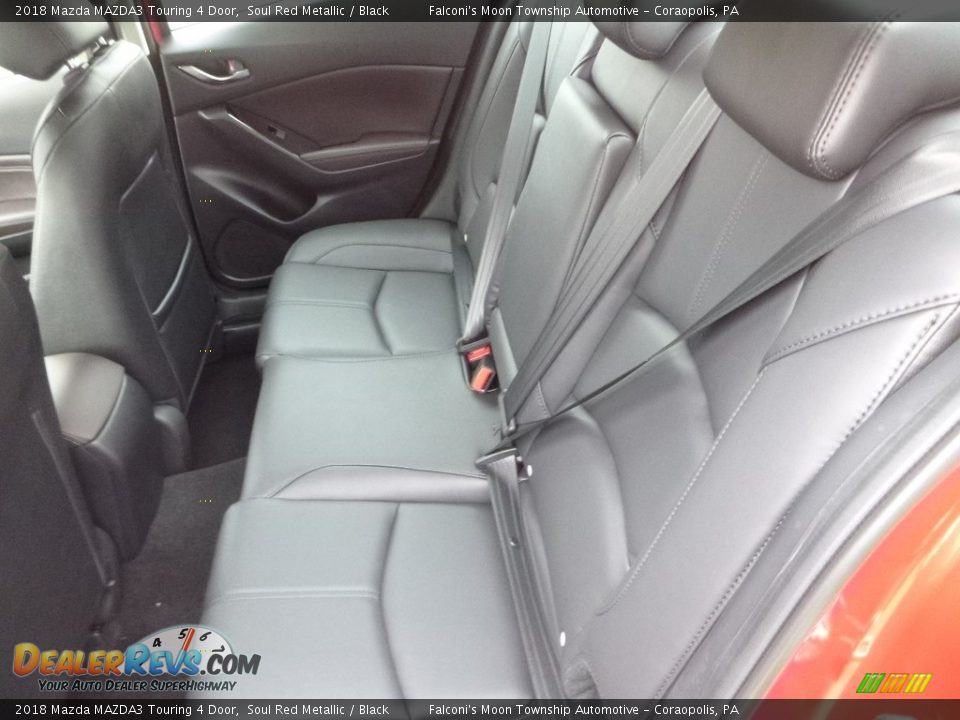 2018 Mazda MAZDA3 Touring 4 Door Soul Red Metallic / Black Photo #8