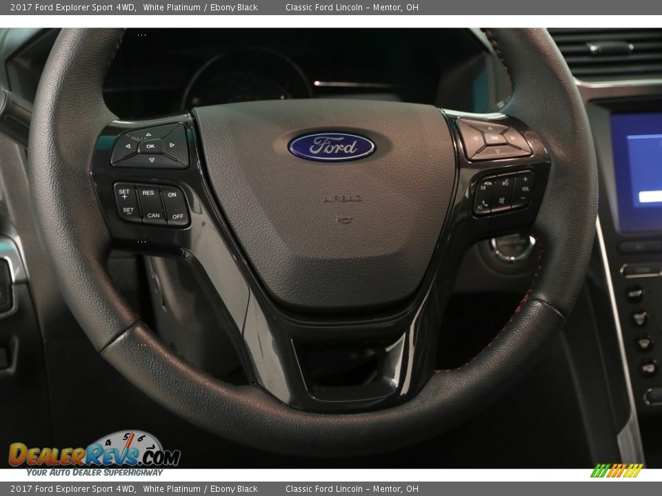 2017 Ford Explorer Sport 4WD White Platinum / Ebony Black Photo #7