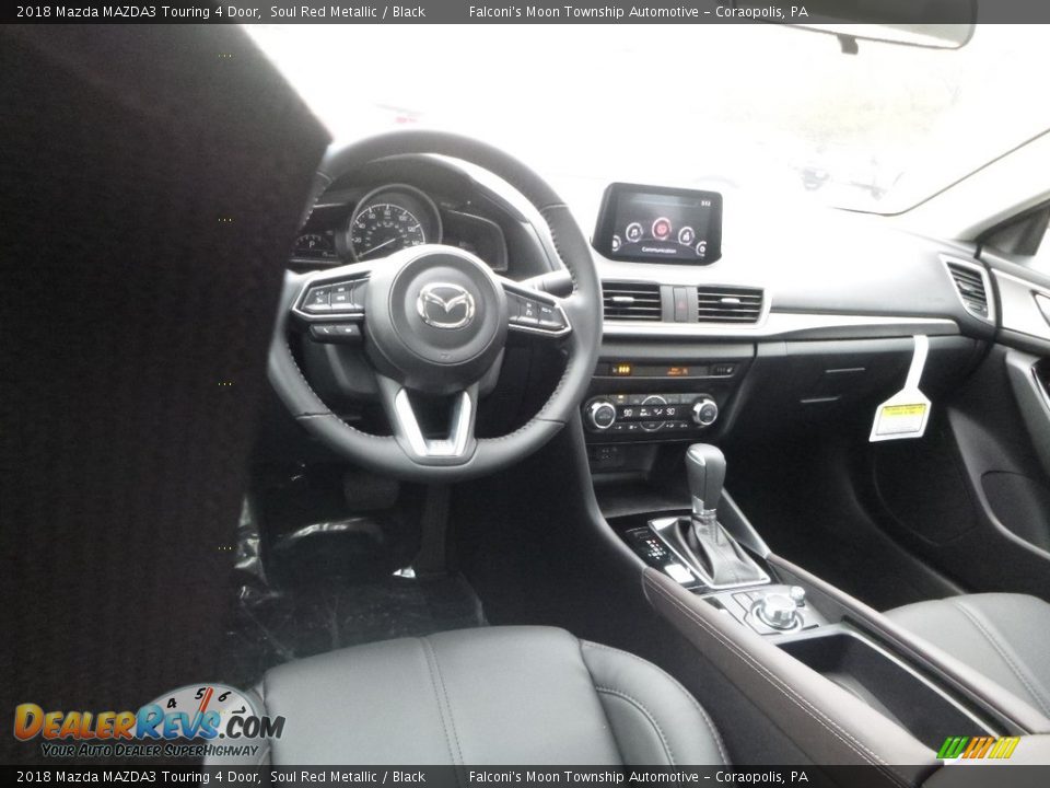 2018 Mazda MAZDA3 Touring 4 Door Soul Red Metallic / Black Photo #9
