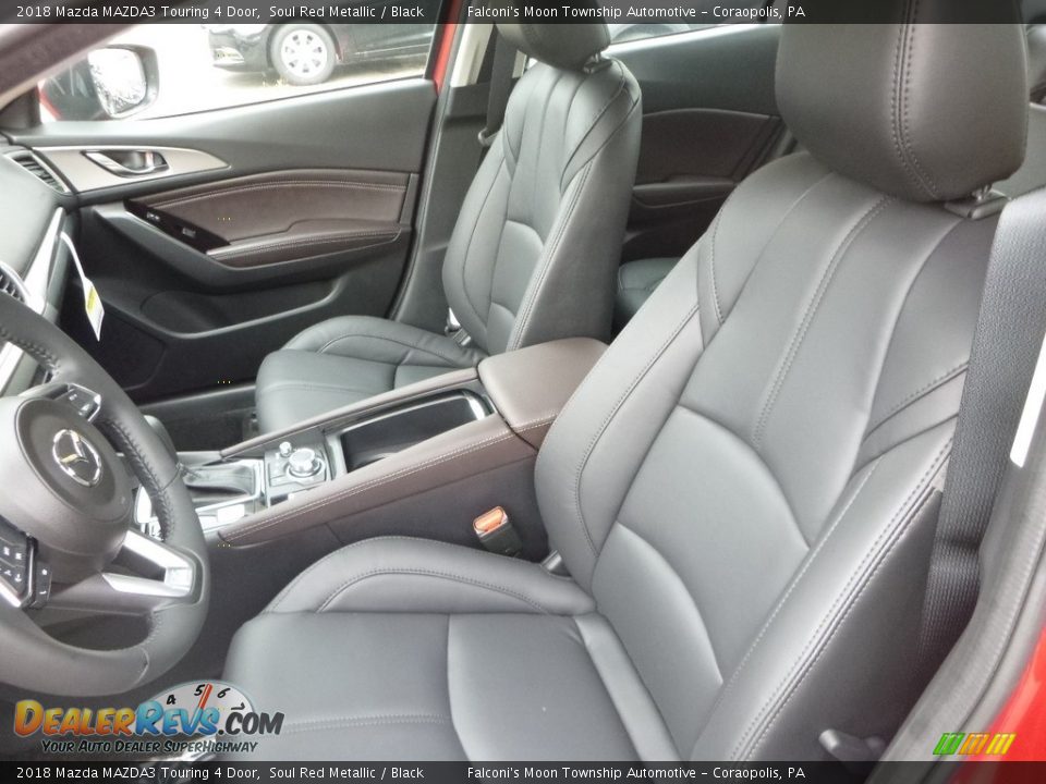 2018 Mazda MAZDA3 Touring 4 Door Soul Red Metallic / Black Photo #11