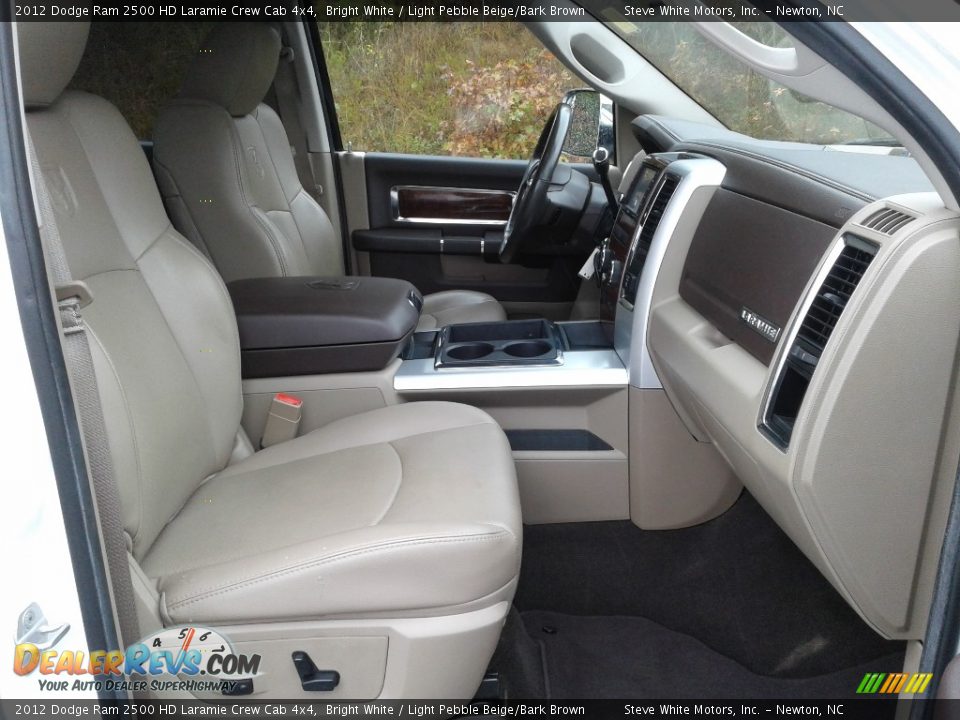 2012 Dodge Ram 2500 HD Laramie Crew Cab 4x4 Bright White / Light Pebble Beige/Bark Brown Photo #17