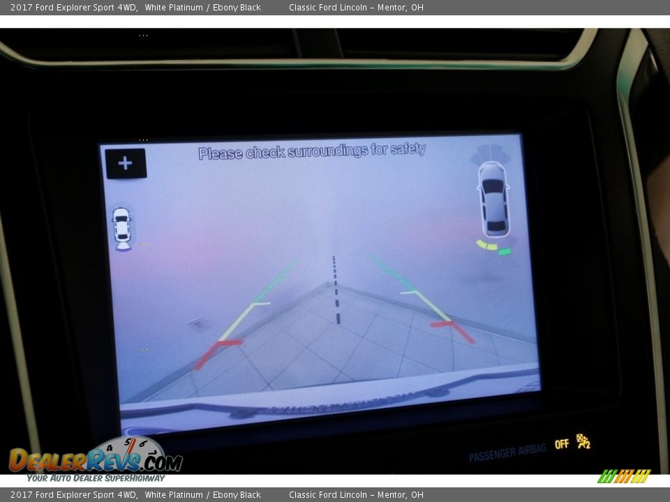2017 Ford Explorer Sport 4WD White Platinum / Ebony Black Photo #13