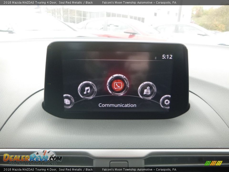 2018 Mazda MAZDA3 Touring 4 Door Soul Red Metallic / Black Photo #14