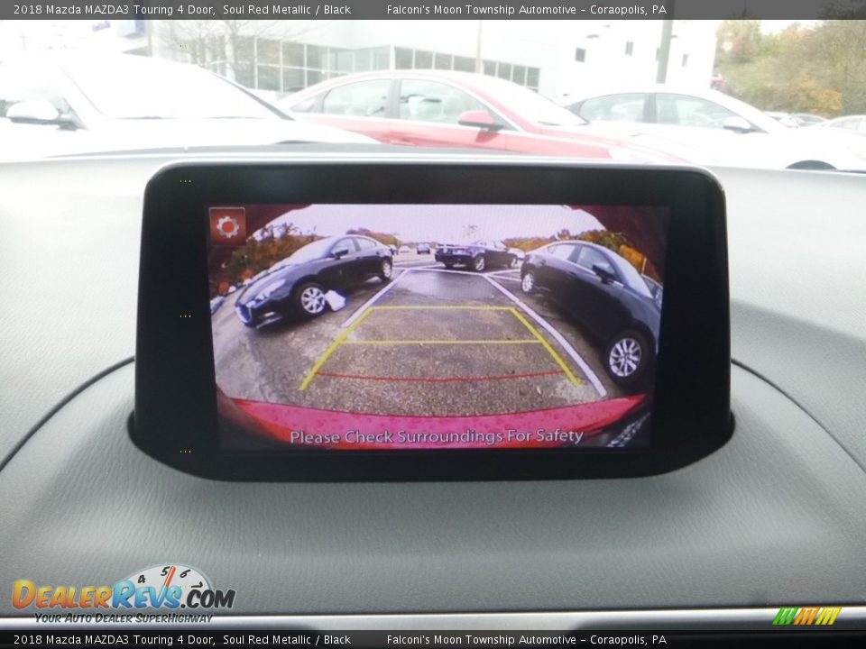 2018 Mazda MAZDA3 Touring 4 Door Soul Red Metallic / Black Photo #15