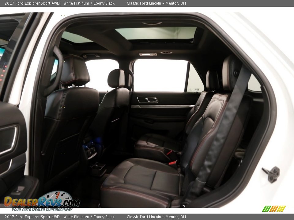 2017 Ford Explorer Sport 4WD White Platinum / Ebony Black Photo #16