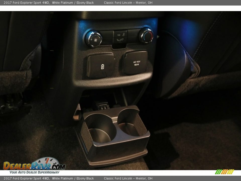 2017 Ford Explorer Sport 4WD White Platinum / Ebony Black Photo #19