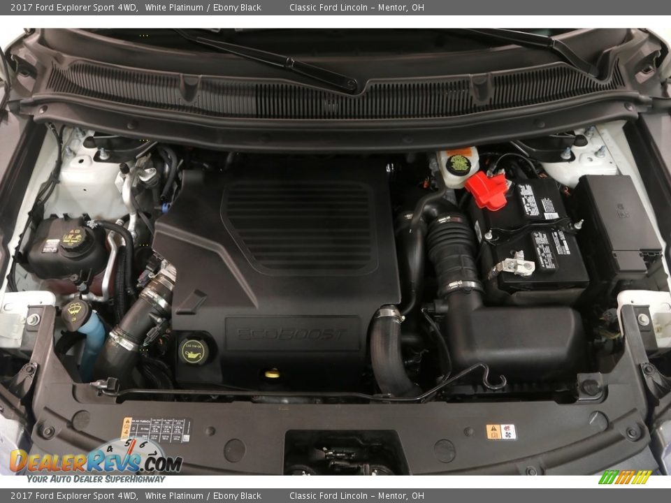 2017 Ford Explorer Sport 4WD White Platinum / Ebony Black Photo #21