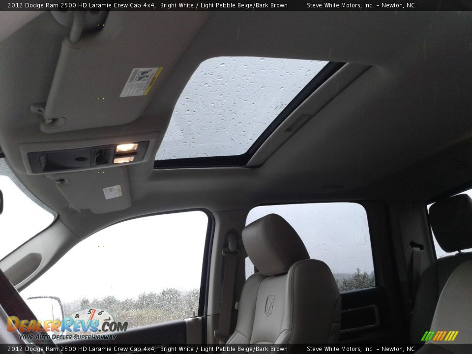 2012 Dodge Ram 2500 HD Laramie Crew Cab 4x4 Bright White / Light Pebble Beige/Bark Brown Photo #34