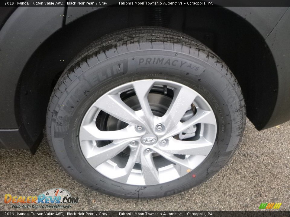 2019 Hyundai Tucson Value AWD Black Noir Pearl / Gray Photo #7