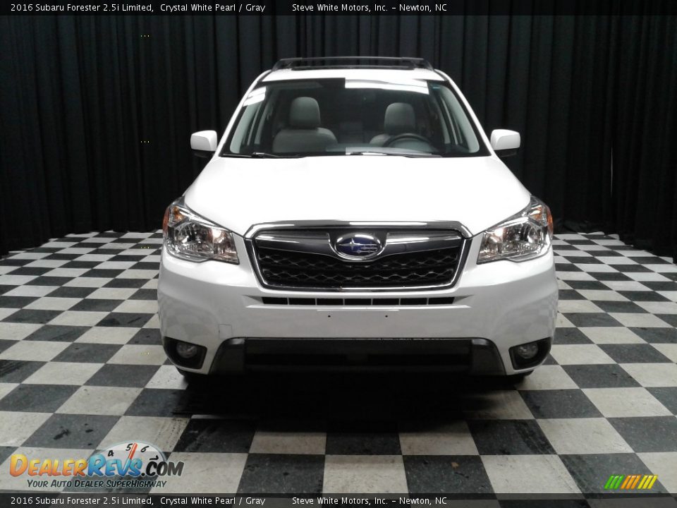 2016 Subaru Forester 2.5i Limited Crystal White Pearl / Gray Photo #3