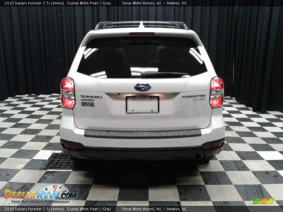 2016 Subaru Forester 2.5i Limited Crystal White Pearl / Gray Photo #7