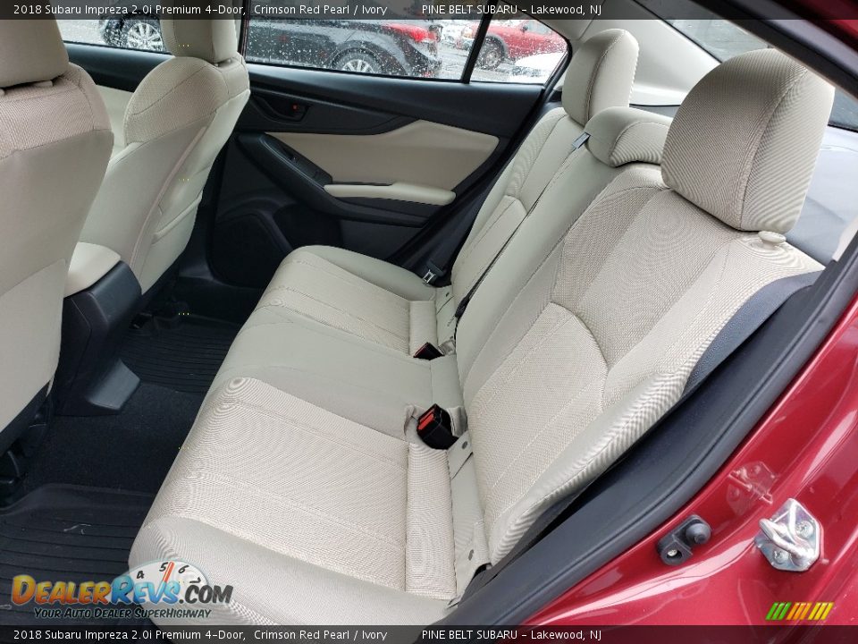 2018 Subaru Impreza 2.0i Premium 4-Door Crimson Red Pearl / Ivory Photo #3