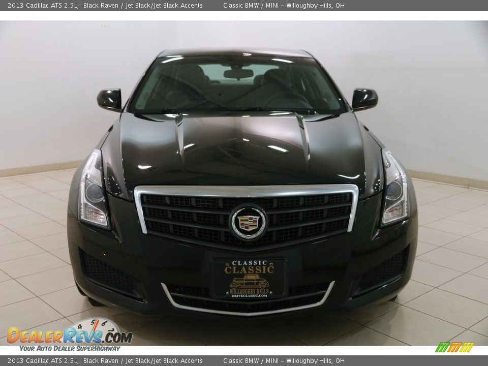 2013 Cadillac ATS 2.5L Black Raven / Jet Black/Jet Black Accents Photo #2