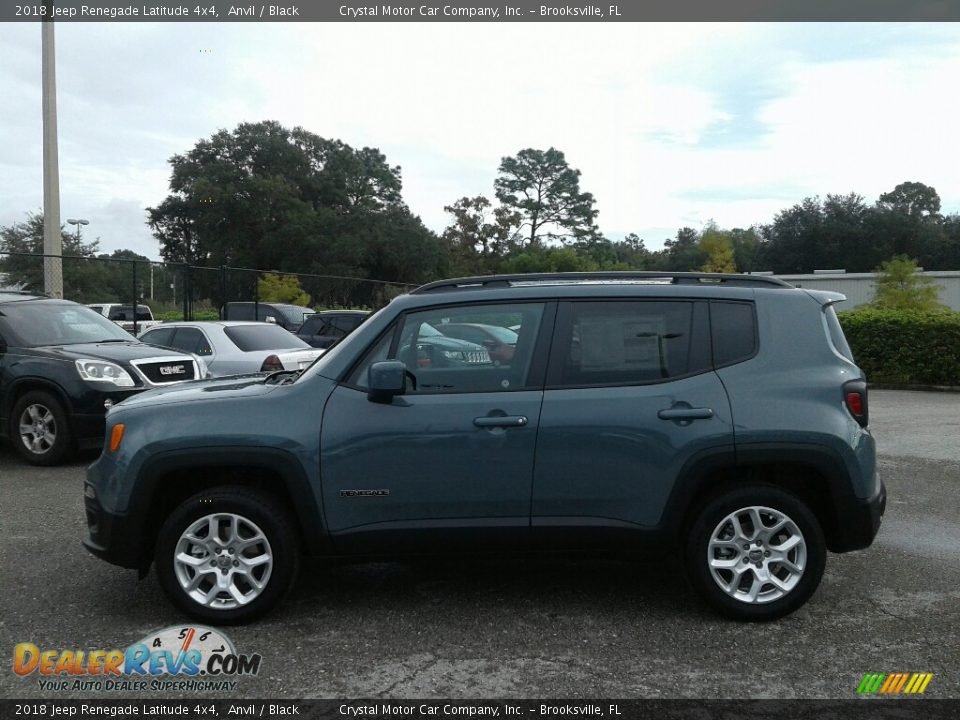 2018 Jeep Renegade Latitude 4x4 Anvil / Black Photo #2