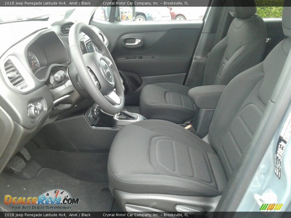 2018 Jeep Renegade Latitude 4x4 Anvil / Black Photo #9