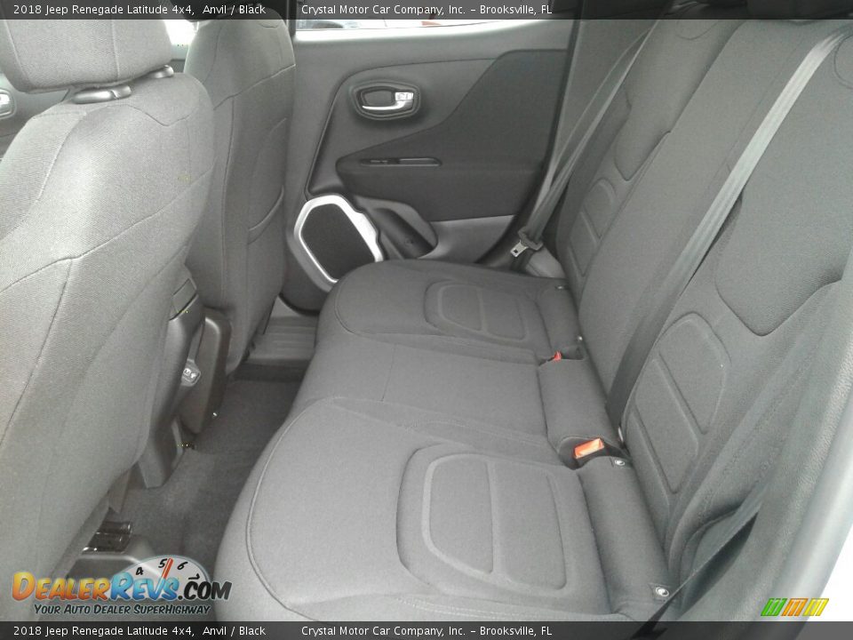 2018 Jeep Renegade Latitude 4x4 Anvil / Black Photo #10