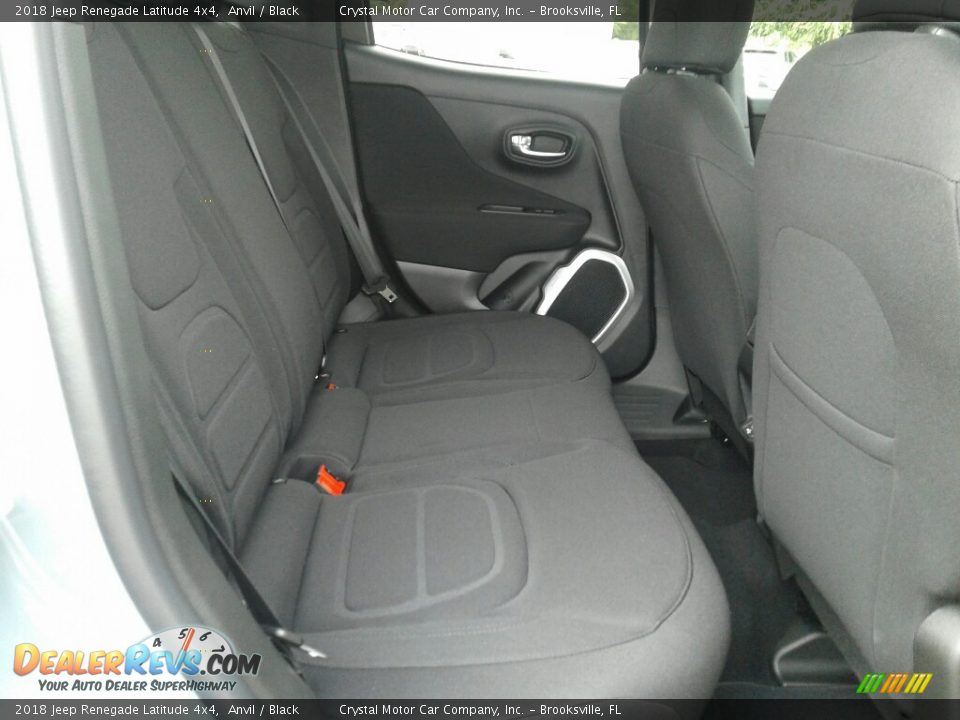 2018 Jeep Renegade Latitude 4x4 Anvil / Black Photo #11