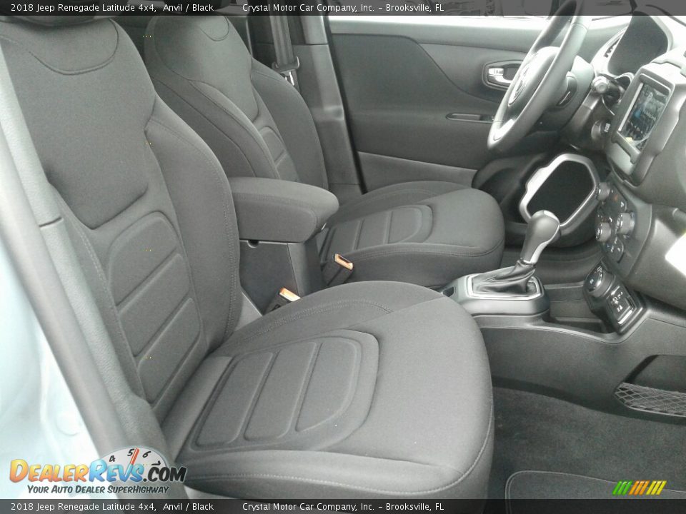 2018 Jeep Renegade Latitude 4x4 Anvil / Black Photo #12