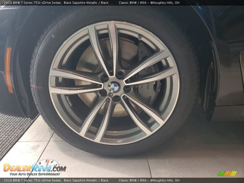 2019 BMW 7 Series 750i xDrive Sedan Black Sapphire Metallic / Black Photo #3