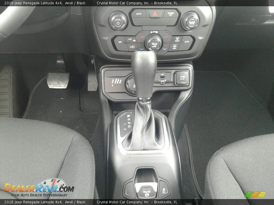 2018 Jeep Renegade Latitude 4x4 Anvil / Black Photo #16