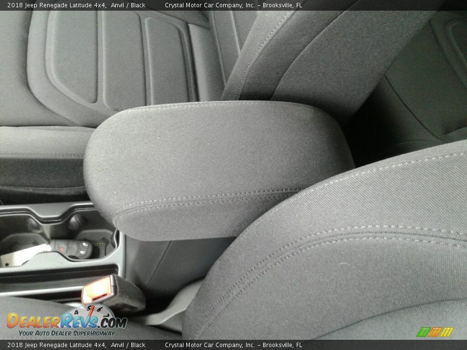 2018 Jeep Renegade Latitude 4x4 Anvil / Black Photo #18