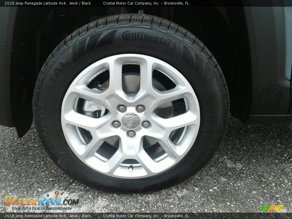 2018 Jeep Renegade Latitude 4x4 Anvil / Black Photo #20