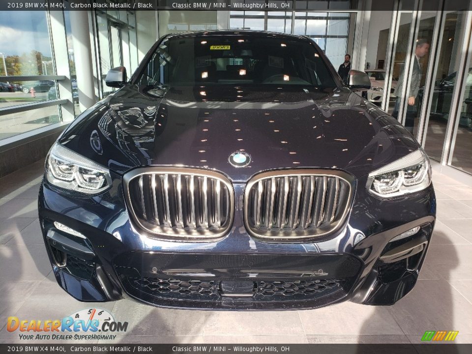 2019 BMW X4 M40i Carbon Black Metallic / Black Photo #4