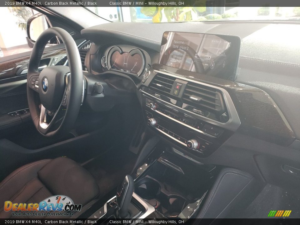 2019 BMW X4 M40i Carbon Black Metallic / Black Photo #5