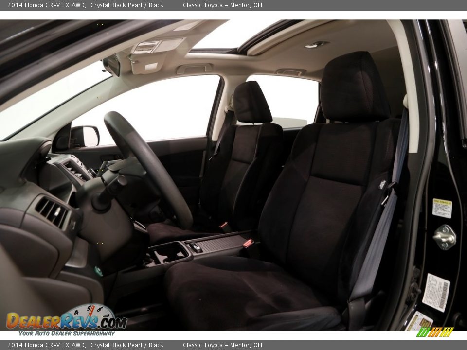 2014 Honda CR-V EX AWD Crystal Black Pearl / Black Photo #6