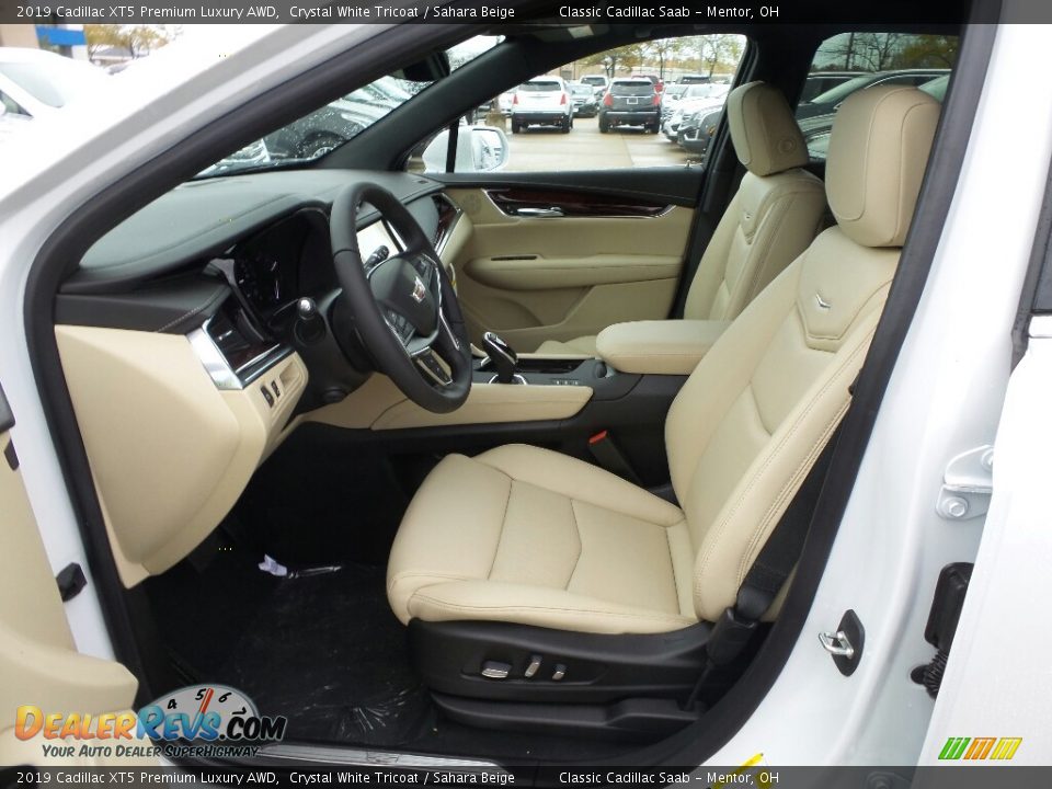 Sahara Beige Interior - 2019 Cadillac XT5 Premium Luxury AWD Photo #3