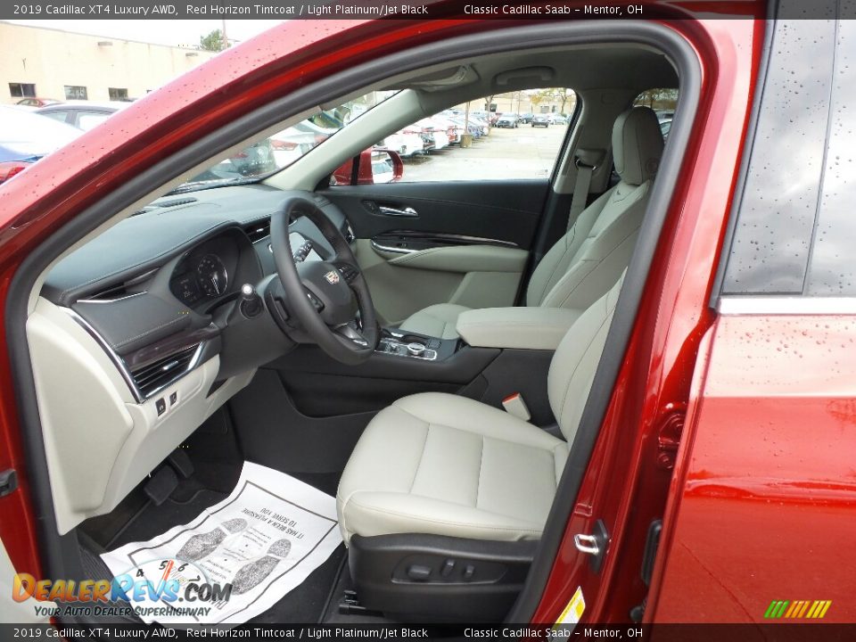 2019 Cadillac XT4 Luxury AWD Red Horizon Tintcoat / Light Platinum/Jet Black Photo #3