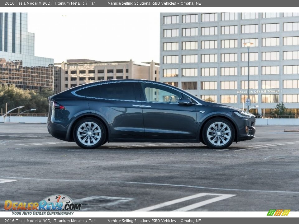 Titanium Metallic 2016 Tesla Model X 90D Photo #10