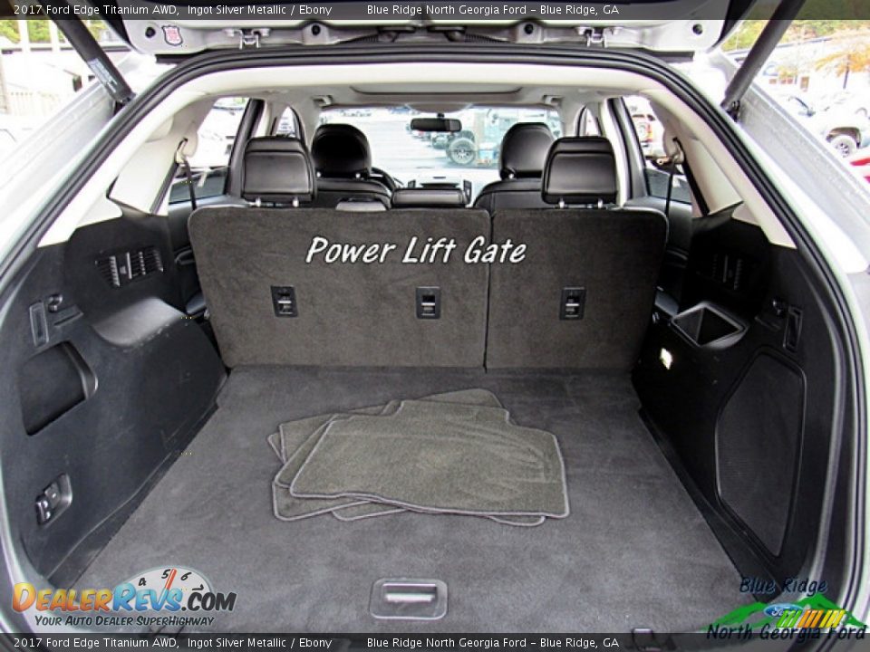 2017 Ford Edge Titanium AWD Ingot Silver Metallic / Ebony Photo #13