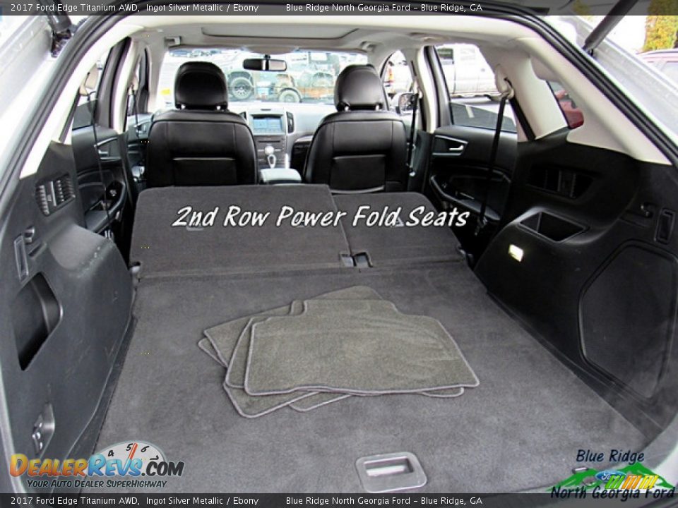 2017 Ford Edge Titanium AWD Ingot Silver Metallic / Ebony Photo #14