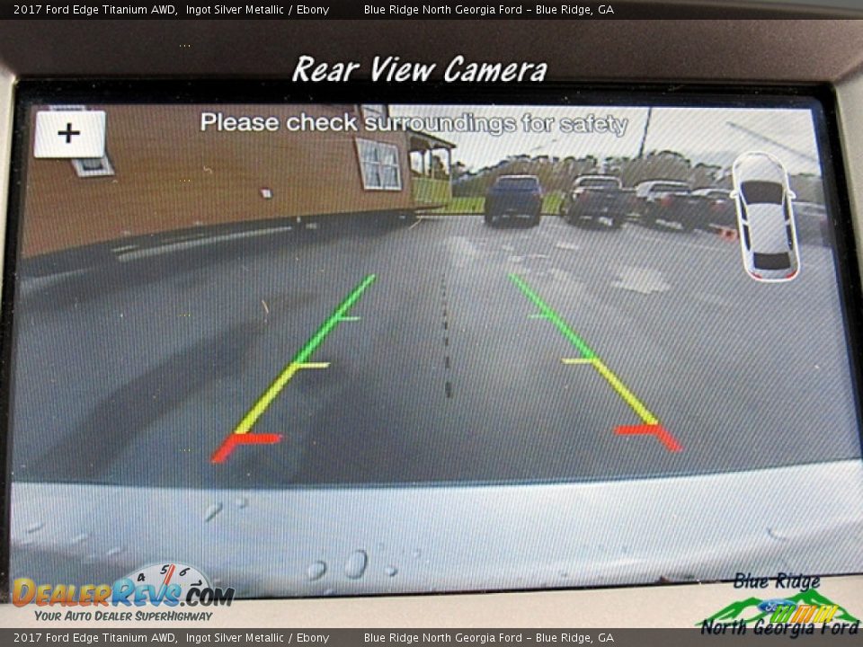 2017 Ford Edge Titanium AWD Ingot Silver Metallic / Ebony Photo #19