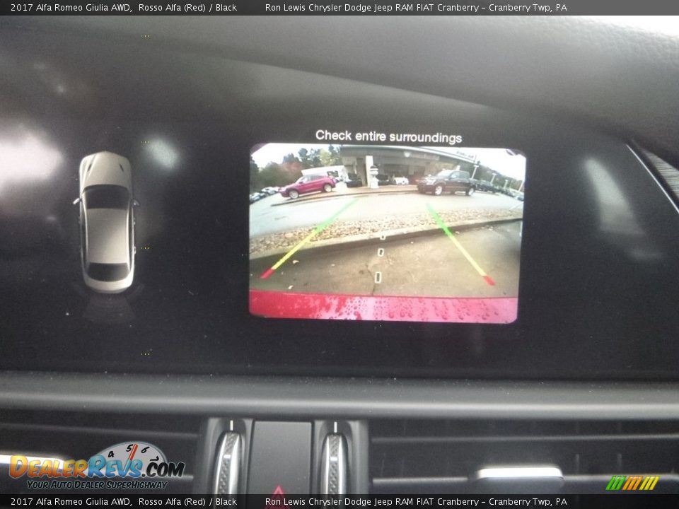 2017 Alfa Romeo Giulia AWD Rosso Alfa (Red) / Black Photo #19