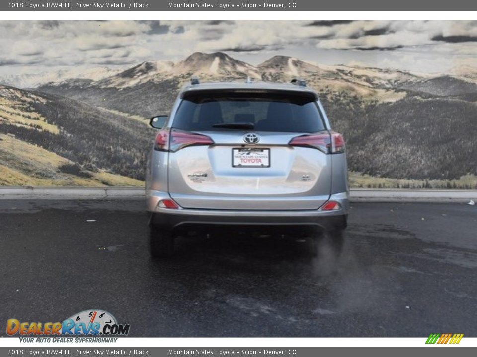 2018 Toyota RAV4 LE Silver Sky Metallic / Black Photo #4