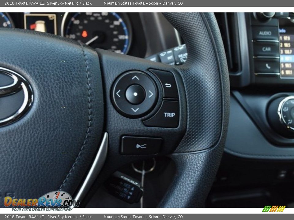 2018 Toyota RAV4 LE Silver Sky Metallic / Black Photo #27