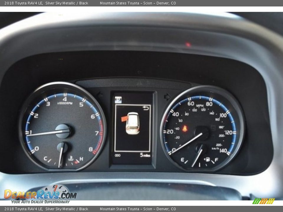 2018 Toyota RAV4 LE Silver Sky Metallic / Black Photo #28