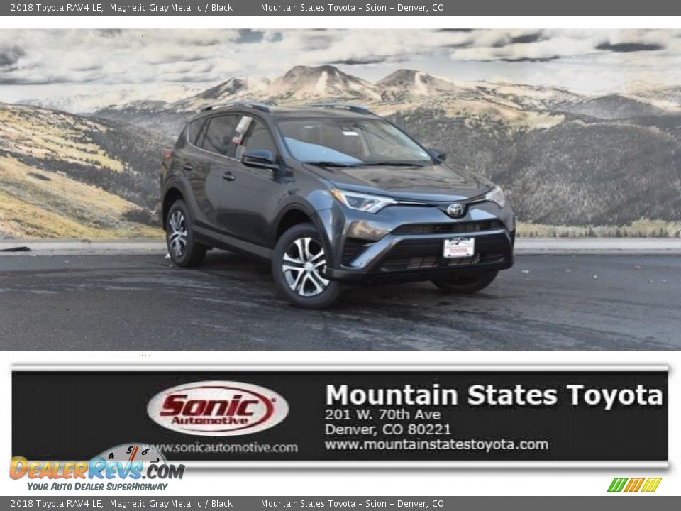 2018 Toyota RAV4 LE Magnetic Gray Metallic / Black Photo #1